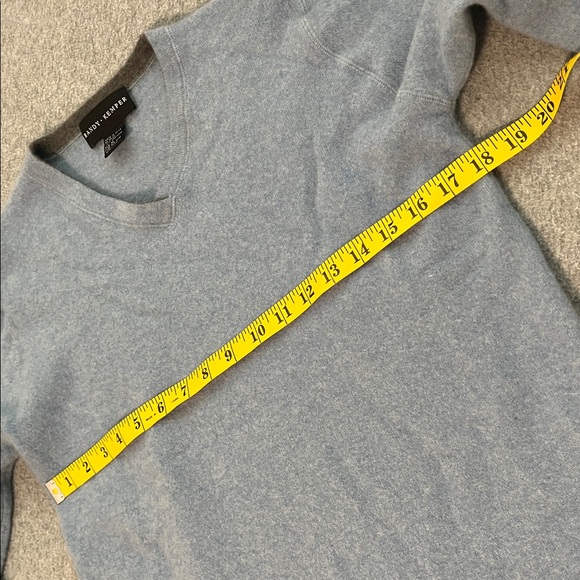 Randy Kemper Cashmere V Sweater Womens Medium Petite Office Preppy Academia - Picture 5 of 9